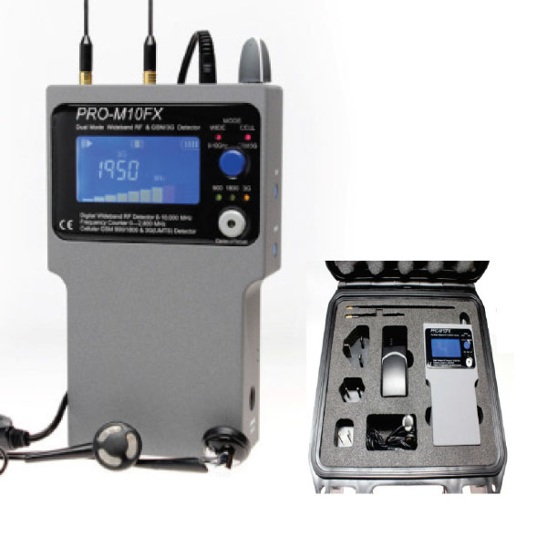 Dual Mode Digital Wideband RF & GSM/3G Detector – PRO-M10FX
