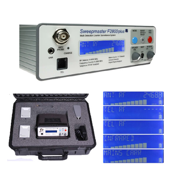 Professional Counter Surveillance System – Sweepmaster F2800 Plus